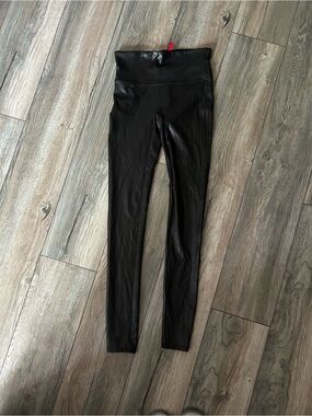 Faux Leather Black Leggings
